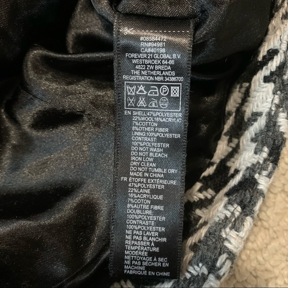 XXI Forever 21 Houndstooth Blazer - Picture 6 of 7